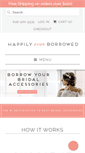 Mobile Screenshot of happilyeverborrowed.com